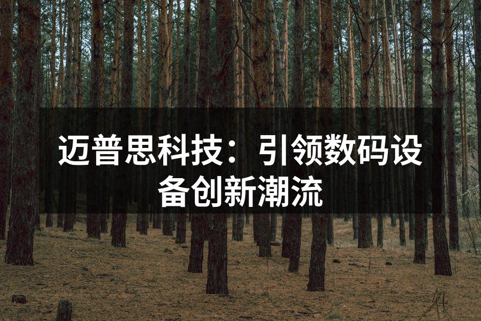 迈普思科技CEO致辞